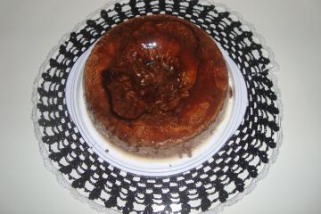 Pudim gelado tipo sorvete