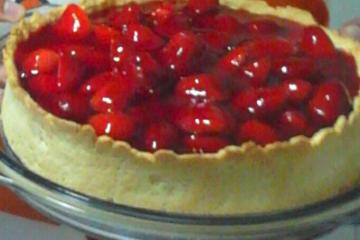 Torta de morango da Erika