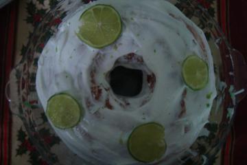 Bolo de limão com sorvete