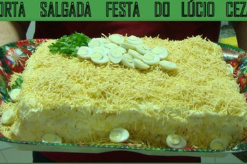 Torta salgada de festa do Lúcio Cezar