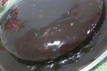 Cobertura de chocolate sem leite condensado