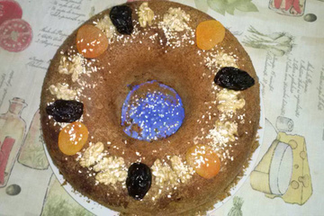 Bolo de maçã integral