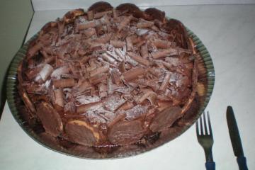 Bolo mousse chocolate