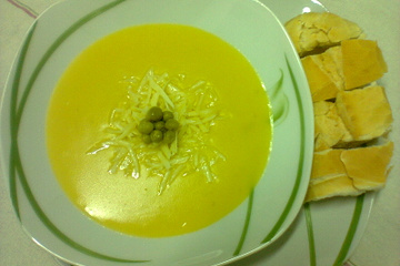 Creme de mandioquinha