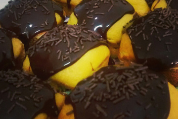 Cupcake de cenoura com Brigadeiro