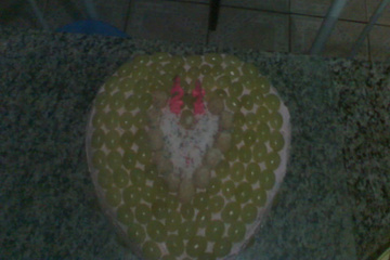 Bolo de chocolate recheado da Vivi
