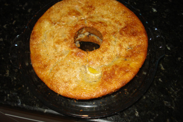 Bolo de Banana Prata com Passas