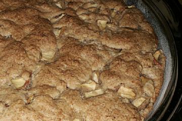 Torta de maçã rápida