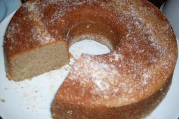 Bolo banana e farinha de rosca