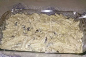 Penne maravilhoso ao shitake