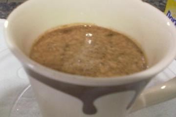 Pó de cappuccino caseiro