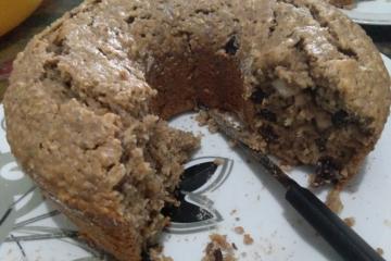 Bolo de banana integral