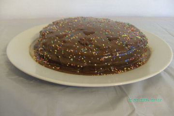Bolo de chocolate festa