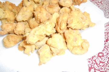 Frango empanado para petiscar