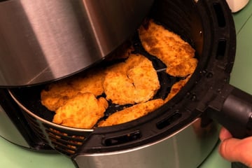 Frango empanado na airfryer