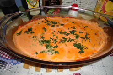 Filé de peixe ao forno