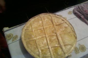 Torta de Frango com Requeijão