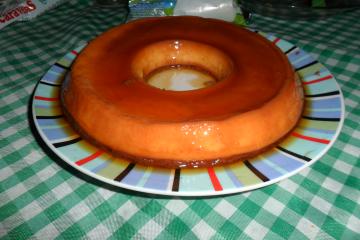 Pudim de leite em pó, prático, fácil e saboroso