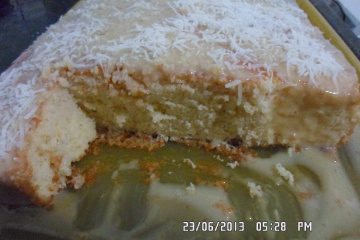 Bolo Branco de Liquidificador