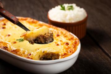 Escondidinho de batata com carne moída