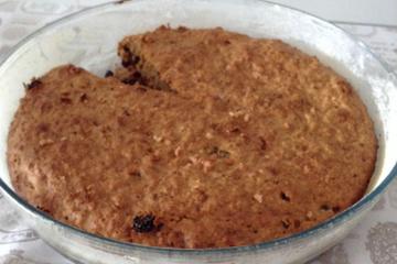 Bolo de banana sem açúcar