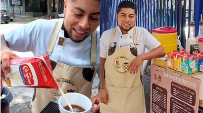 Há 16 anos ele investiu em um carrinho de comida para vender pão e café na rua, hoje tem a Nestlé como patrocinadora e virou garoto-propaganda
