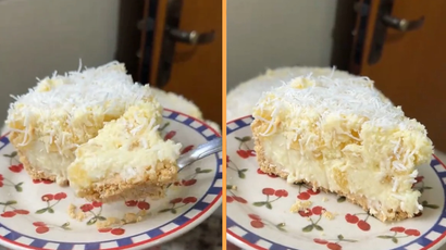 Fiz essa torta de abacaxi com coco para o fim de semana e foi sucesso absoluto aqui em casa: todo mundo pediu mais!