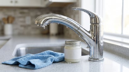 Pincelar um pouco de óleo de coco nas torneiras de inox: o truque simples para repelir manchas de água e poeira
