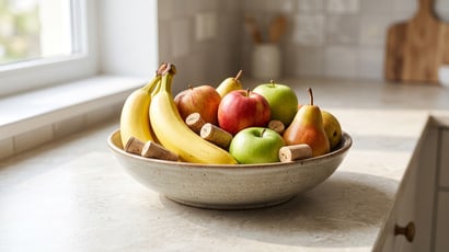Colocar uma rolha de cortiça dentro da fruteira: TudoGostoso explica o truque simples para afastar as mosquinhas das frutas