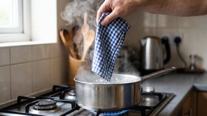 Como limpar um pano de prato engordurado: especialista em limpeza recomenda “fervê-los em suco de limão e sabão natural"