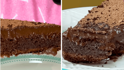 Bolo de chocolate sem fermento: massa úmida com textura de mousse para deixar o café da tarde ainda mais gostoso!