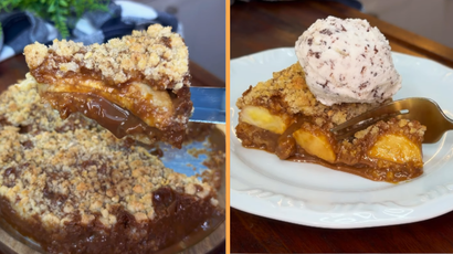 Essa é a melhor cuca de banana com doce de leite que já fiz: recheio cremoso e farofa crocante que derrete na boca!