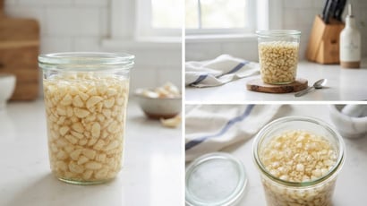 Conservar o alho picado em um pote de vidro junto com esses ingredientes faz durar até 3 meses sem mofar ou mudar de cor