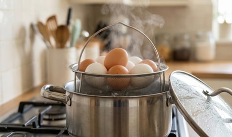 Eu sempre fervia os ovos em água até descobrir este método: o TudoGostoso explica por que cozinhar no vapor pode ser melhor
