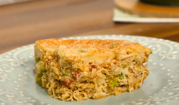 Eu fiz a torta de frango de liquidificador do TudoGostoso pela primeira vez e fiquei impressionada com a praticidade