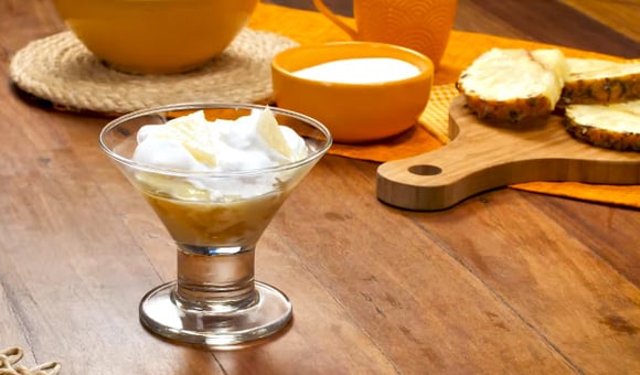 Pare de amargar o abacaxi: o segredo para a Delícia de Abacaxi ficar doce e cremosa como sobremesa de mãe