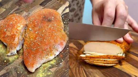 A receita é simples de fazer e pode levar os temperos que cada pessoa gosta (Créditos: Reprodução/@flaviaamaral.h/Instagram)