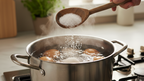 O truque de cozinha aprovado por cozinheiros profissionais: use sal e diga adeus aos ovos rachados
