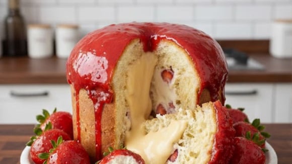 Vou preparar o panetone de morango do amor que promete brilhar mais que o pisca-pisca na ceia de Natal!