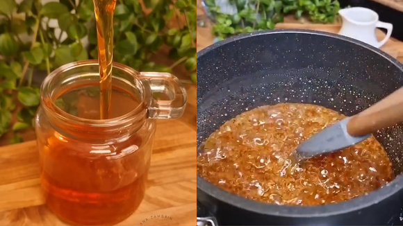 Achei a receita da melhor calda de caramelo para bolos e pudins: atenção ao passo a passo para não queimar o açúcar!