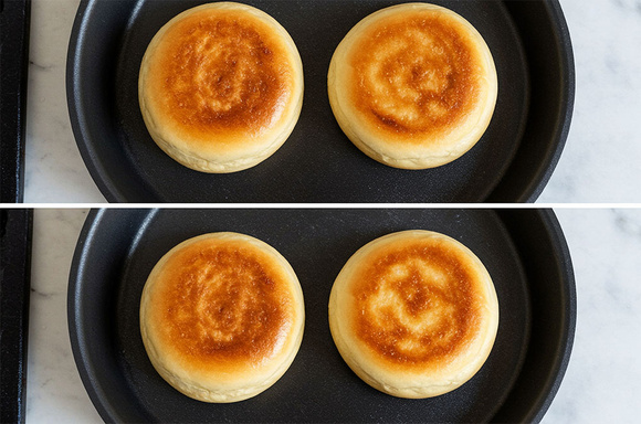 Receita com apenas 2 ingredientes: prove o melhor pãozinho de frigideira, que pode ser recheado com o que quiser!