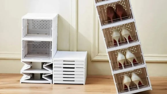 Chega de sapatos espalhados pela casa! Sapateira de 6 andares ajuda a organizar os calçados sem ocupar muito espaço