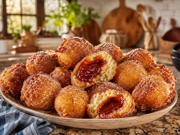 Bolinho de chuva com goiabada: receita de infância que ganhou um recheio ainda mais gostoso