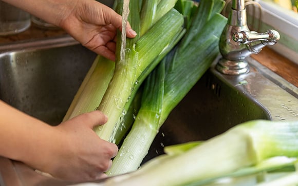 O alho-poró é uma das verduras mais difíceis de higienizar, mas o TudoGostoso te ensina o passo a passo para não errar!