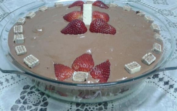 Essa torta não precisa de forno, é só montar e deixar gelar (Créditos: TudoGostoso/Thaina Cristina)