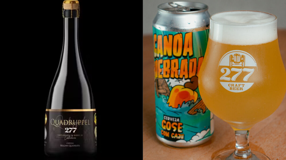 Dois rótulos da cervejaria de Foz de Iguaçu venceram o concurso (Créditos: Divulgação / Abracerva / 277 Craft Beer)
 
