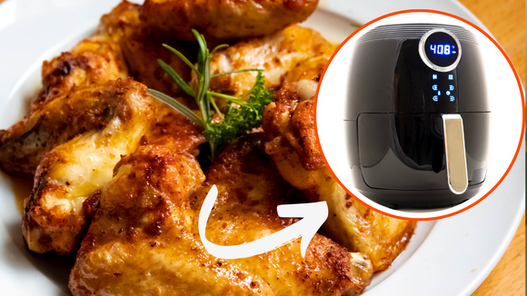 O melhor jeito de fazer frango na airfryer: carne fica suculenta e muuuito gostosa!
