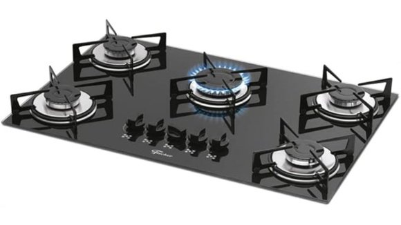 O cooktop Fischer oferece um dos queimadores mais potentes da categoria (Créditos: Fischer/Amazon)