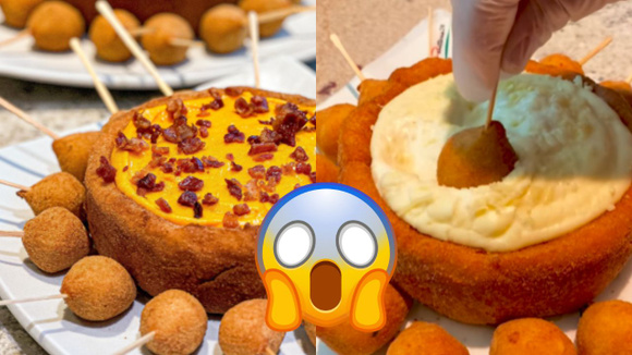 Fondue de coxinha não é novidade, mas ESSE jeito de preparar o prato vai te deixar com muita fome! Você experimenta ou passa?