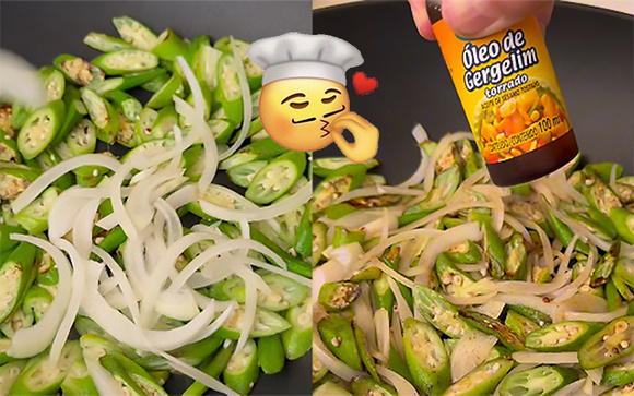 A sua vizinha vai pedir um potinho: quiabo japonês simples, fácil de fazer e delicioso
